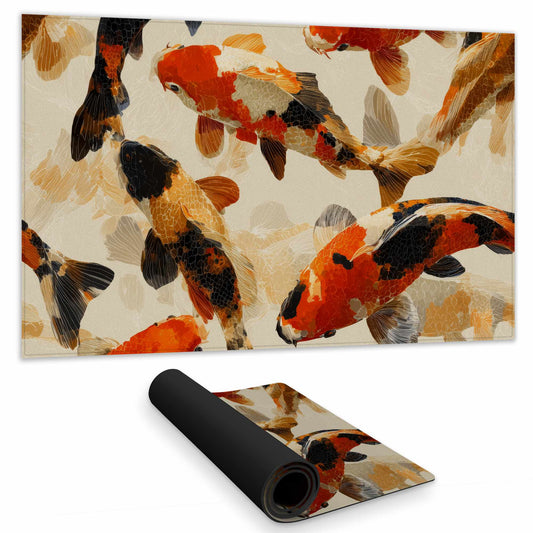 Koi Dance Flow Gaming Mat | Stylish Home Decor Play Mat