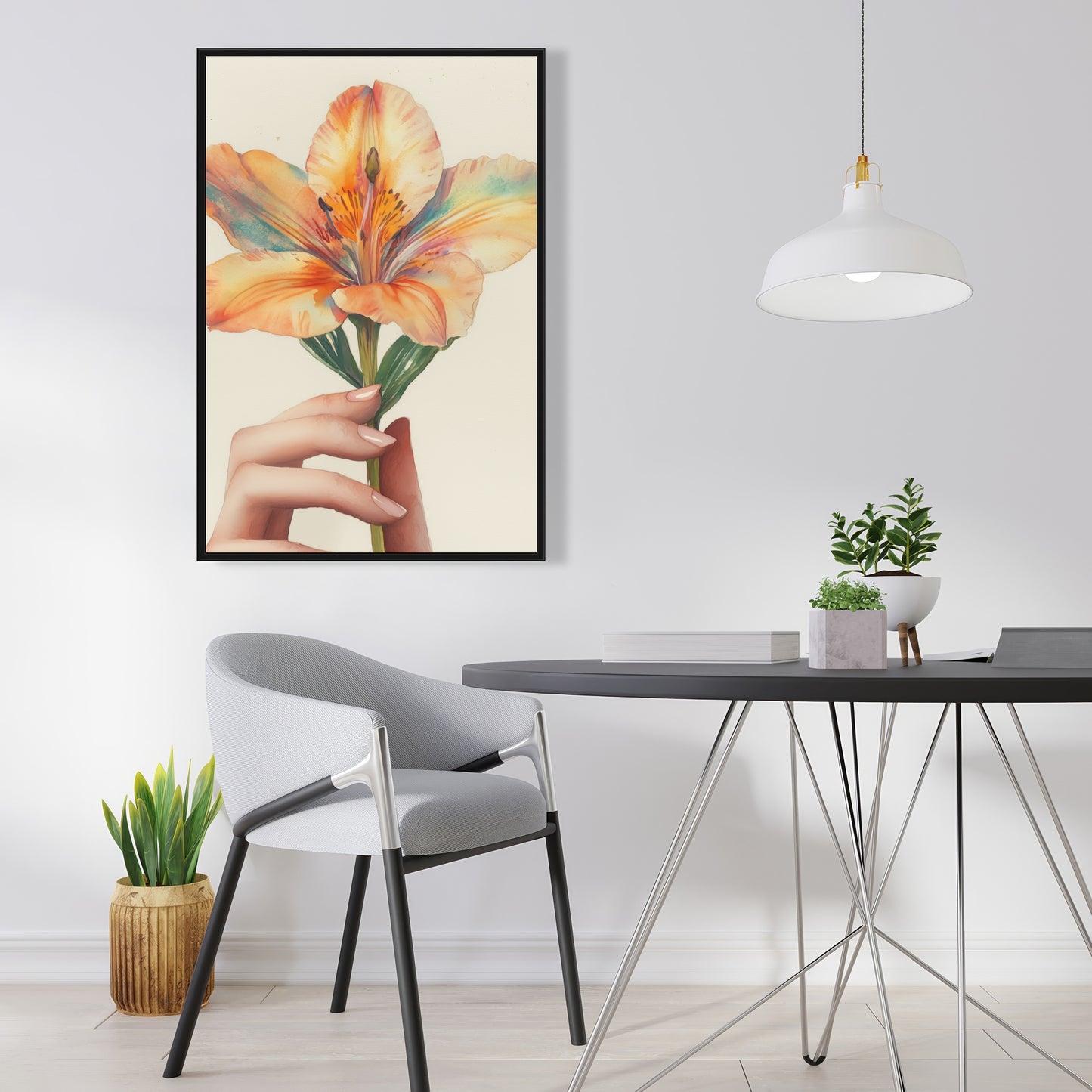 Ahold - 24"x24" Framed canvas