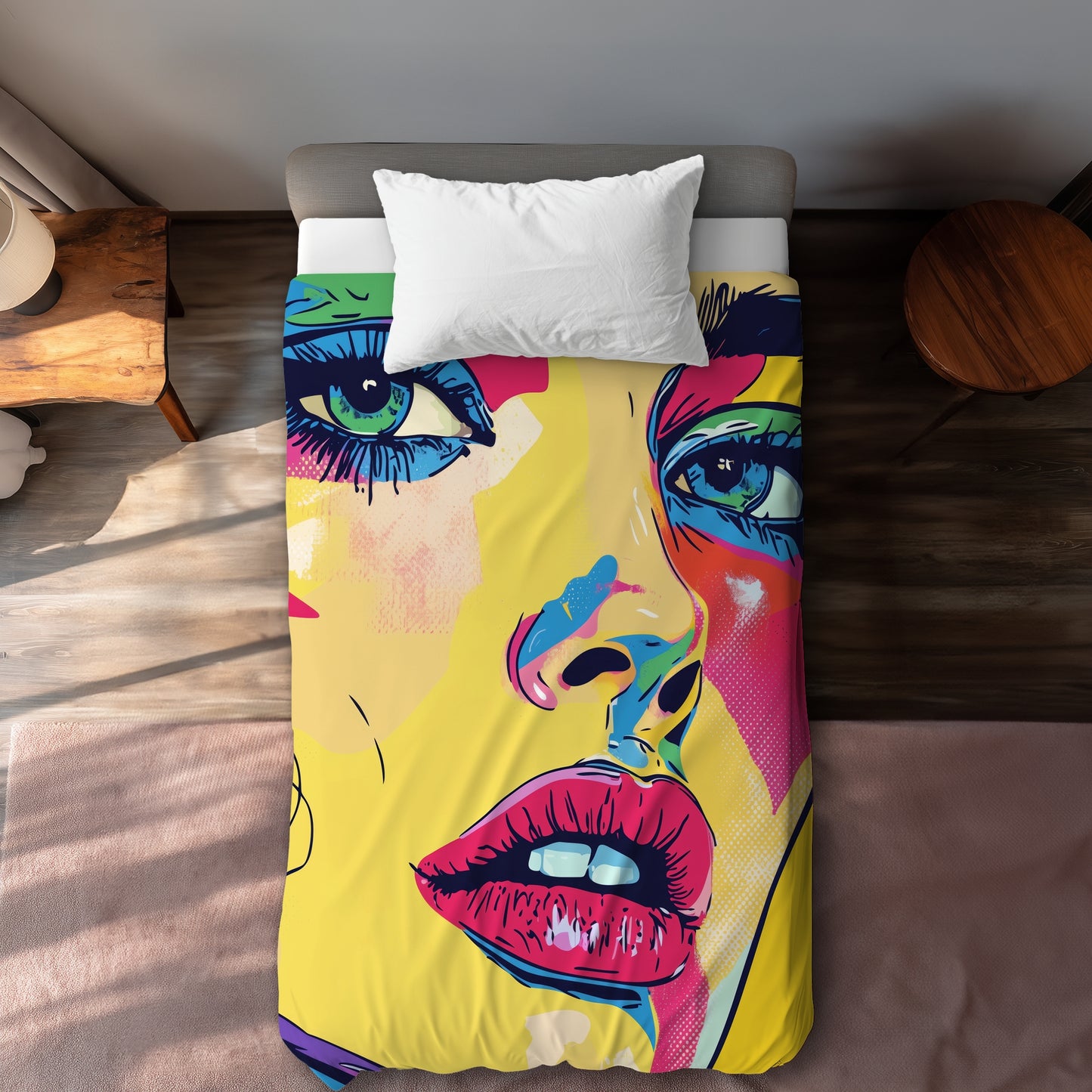 Glaze Blue Duvet Cover - Stylish Home Decor for Cozy Bedrooms