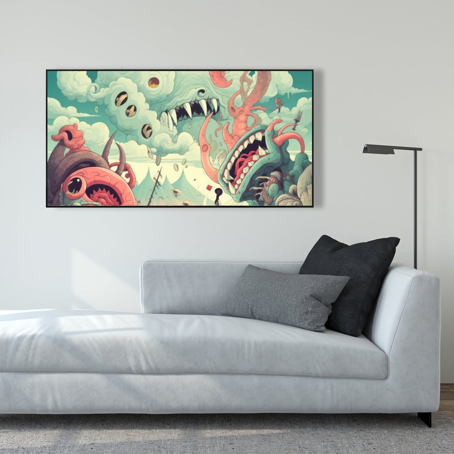 Unimaginable - Framed Canvas - Print on demand