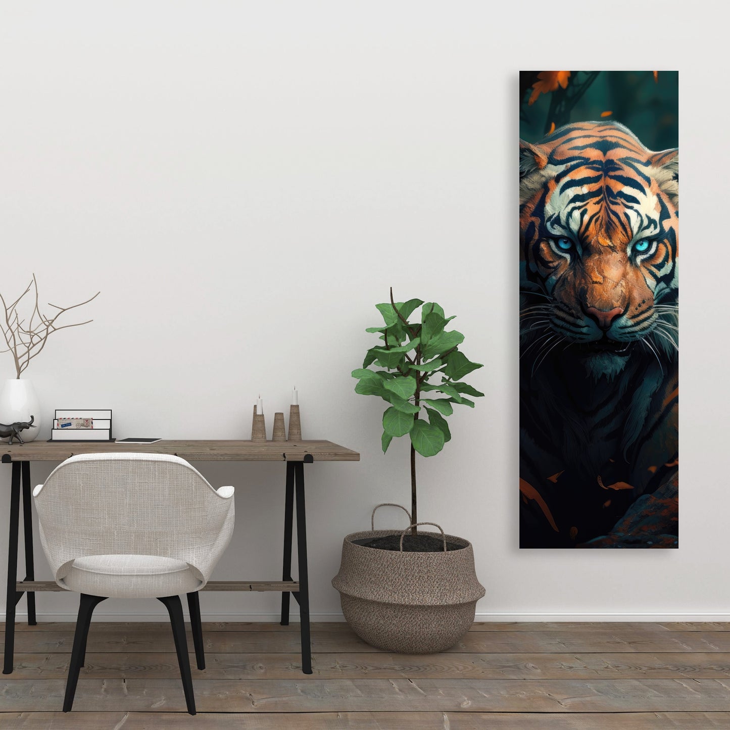 Observed Blue Canvas for Home Decor - Stylish Wall Art