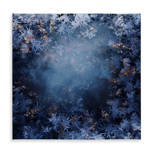 Frozen Gold Indoor Outdoor Tablecloth for Home Decor