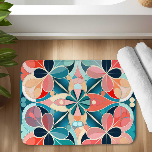 Mandala Bath Mat | Stylish Home Decor, Soft & Durable
