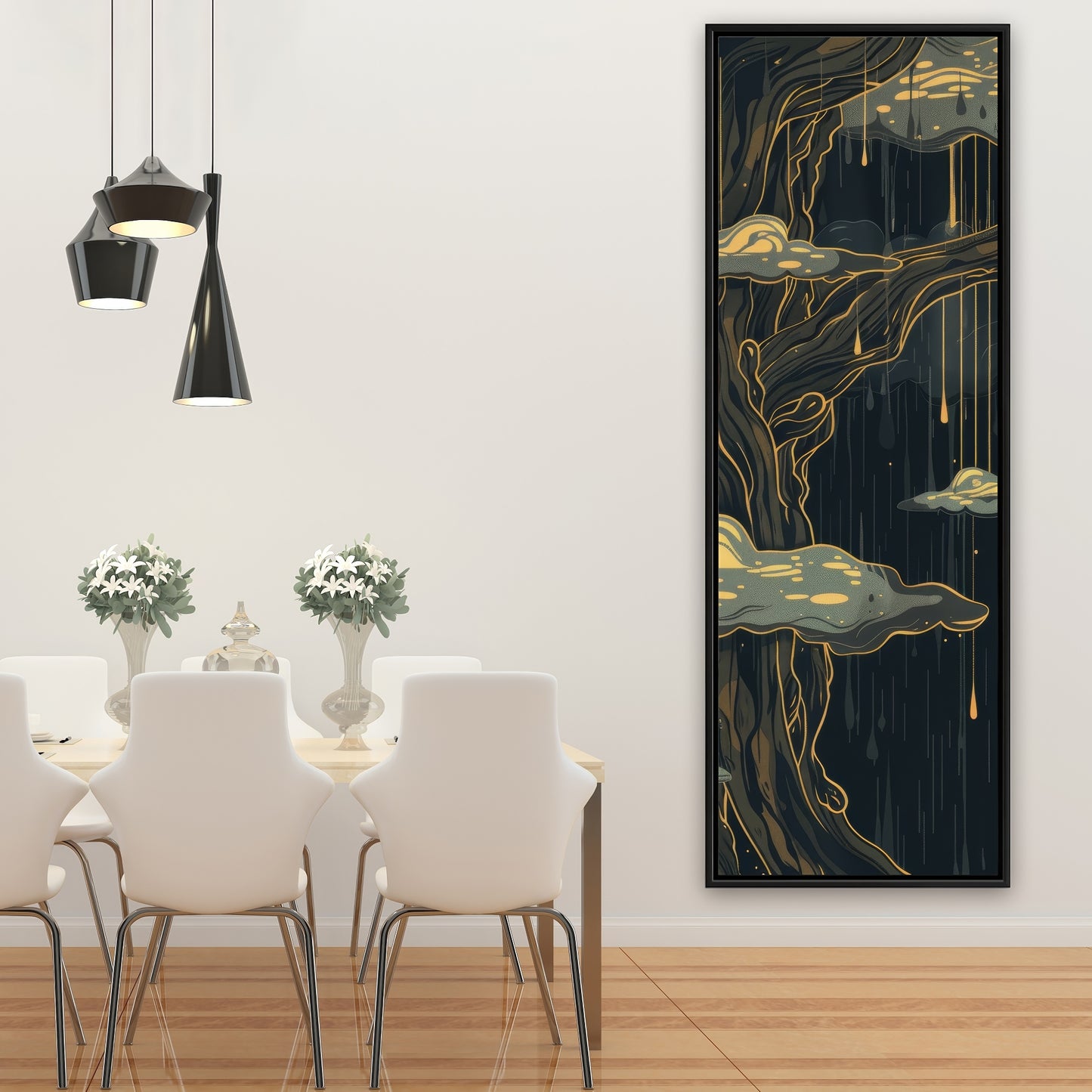 Goopy - 36"x36" Framed canvas