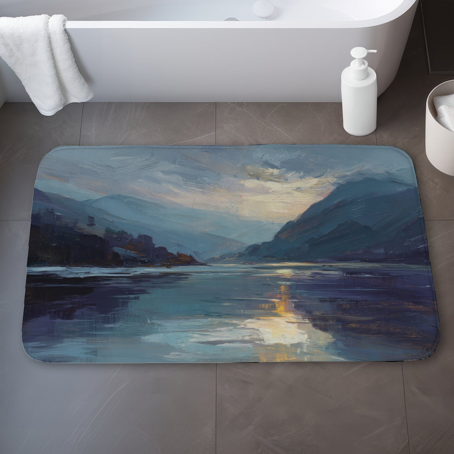Obscure Yellow Bath Mat for Stylish Home Decor | Soft & Cozy