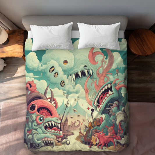 Unimaginable Coral Duvet Cover | Elegant Home Decor Accent