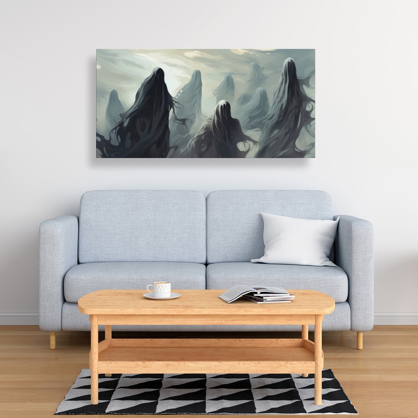 Searching for souls - 32"x32" Canvas