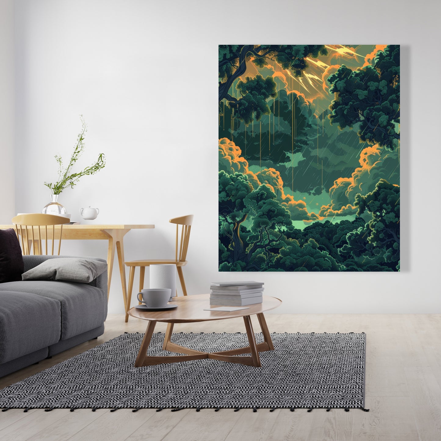 Drops - 32"x32" Canvas