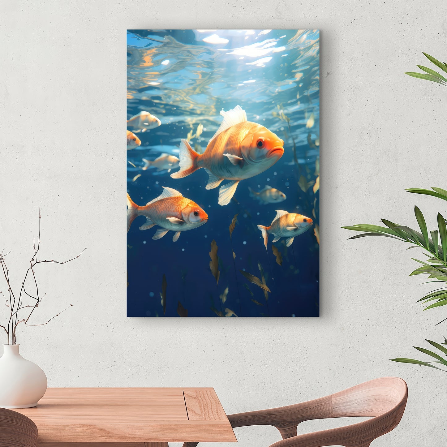 Free flow - 32"x32" Canvas