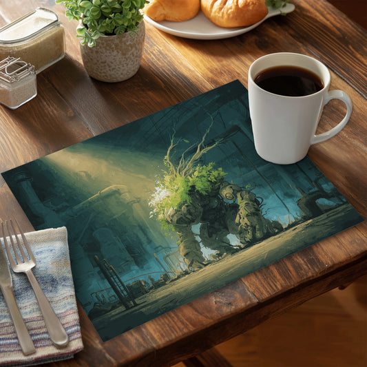 The golem - 14"x18" Polyester Placemat
