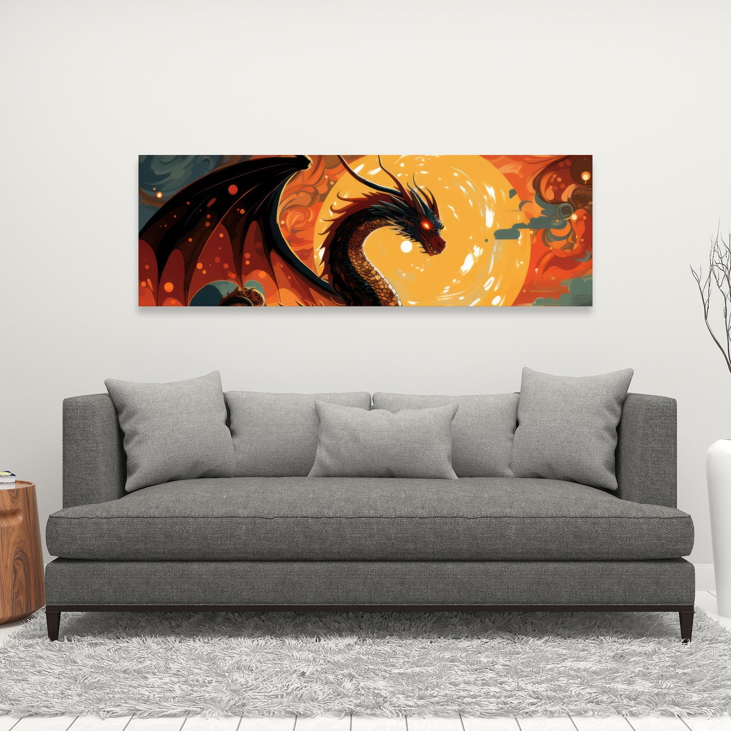 Imminent destruction - 32"x32" Canvas