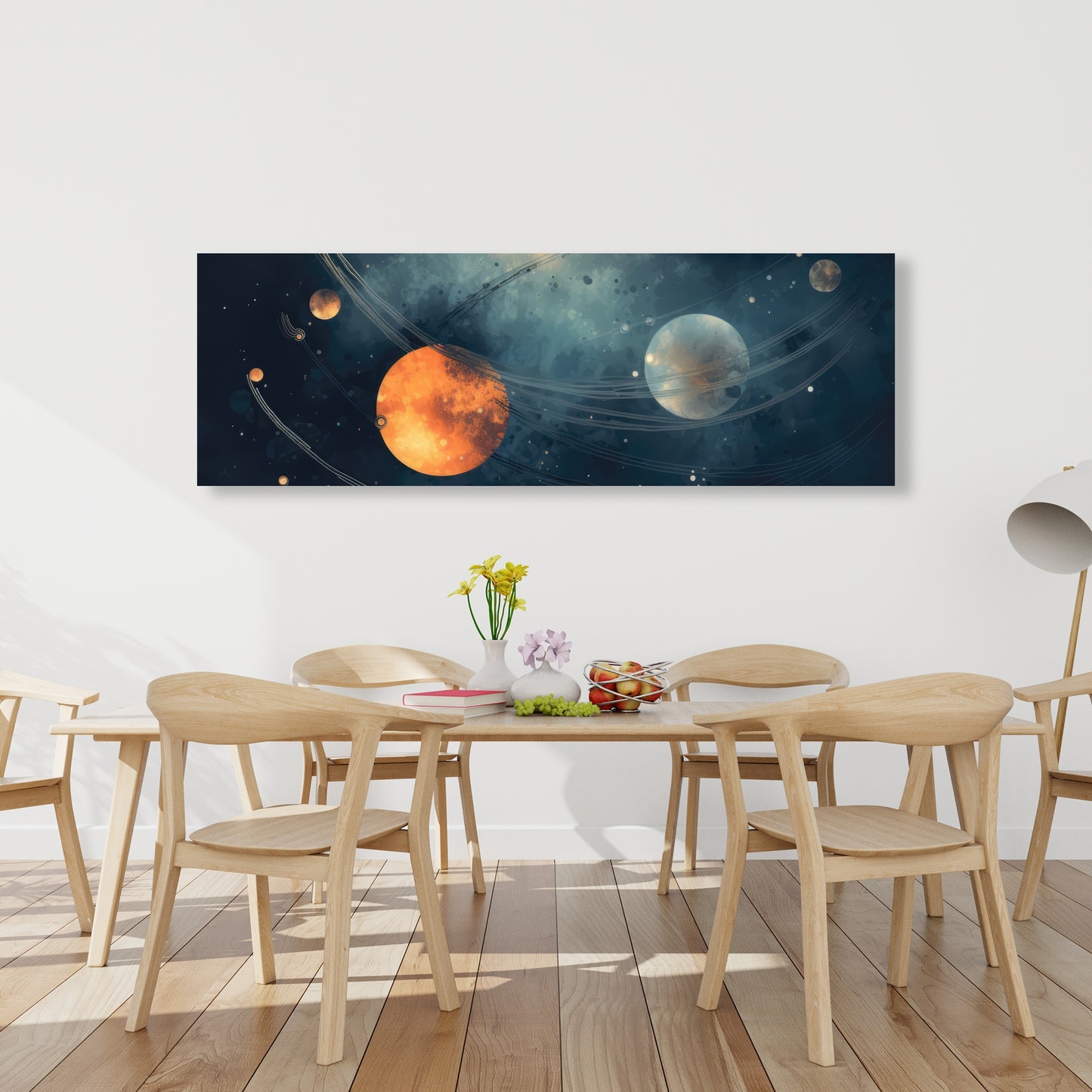 Deep Exploration Blue Canvas | Stunning Home Decor Art