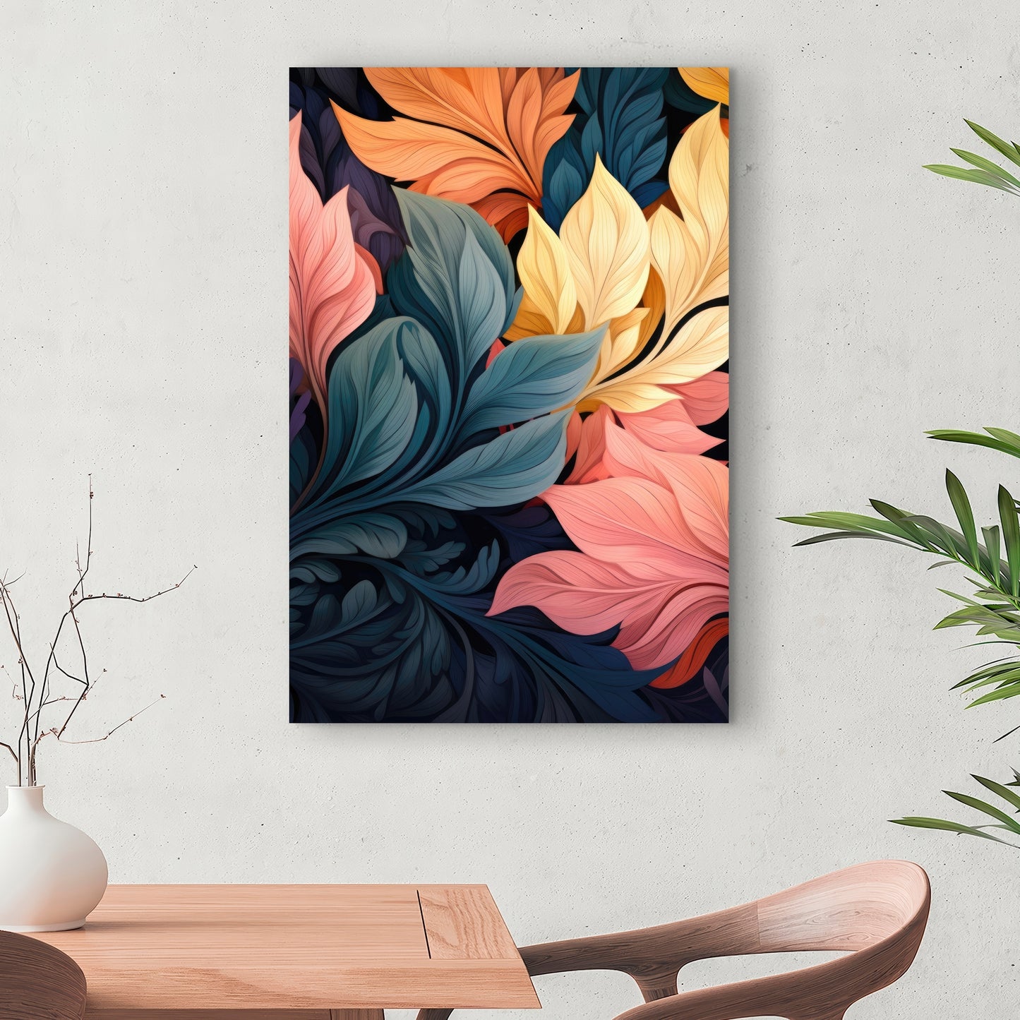 Pastel Bloom - Yellow Canvas Art for Home Decor | Brighten Up