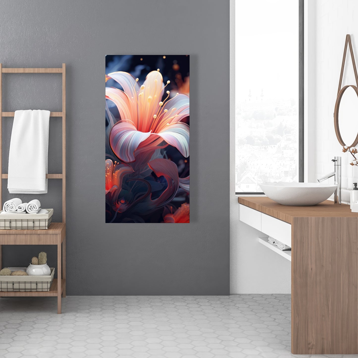 Astral bloom - 32"x32" Canvas