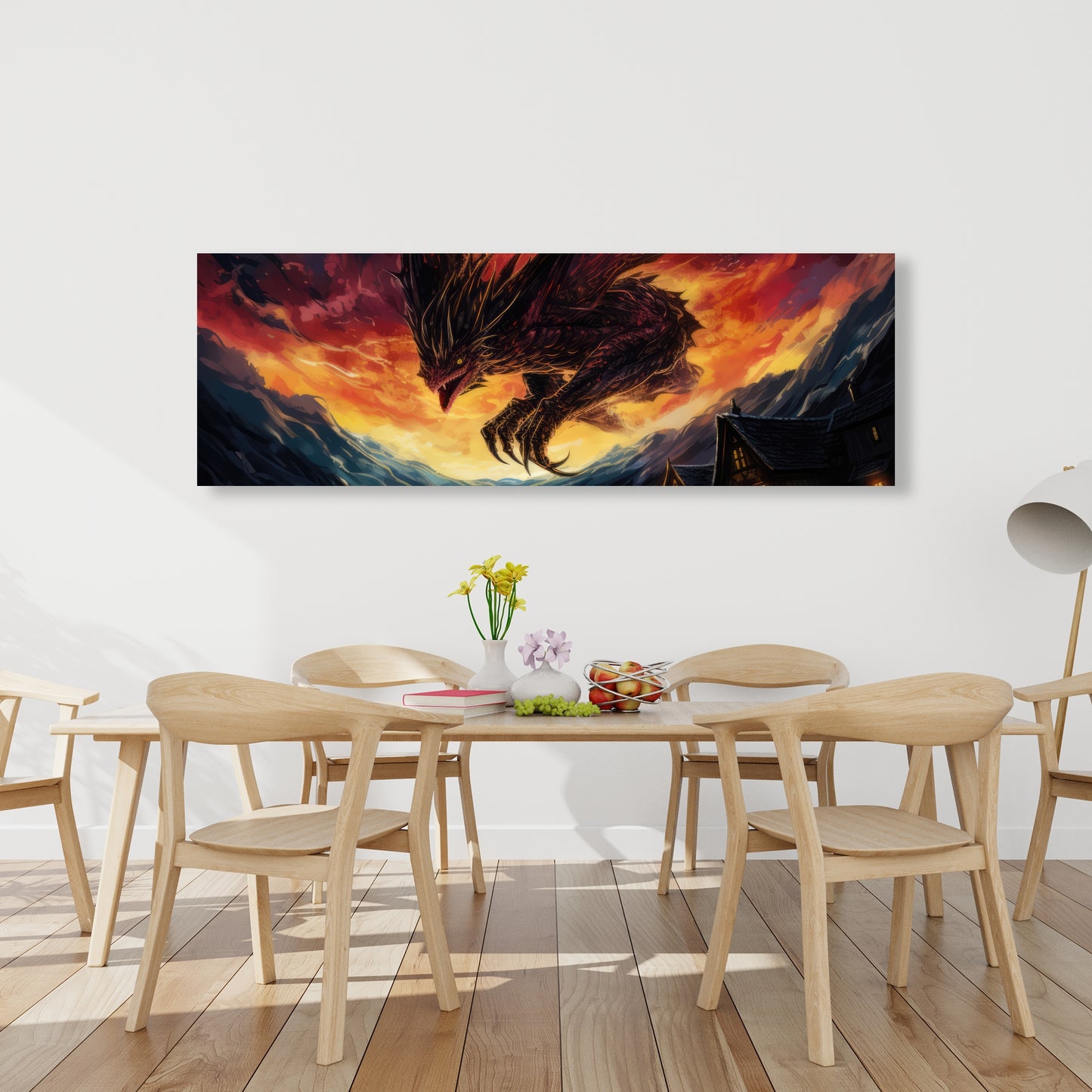 Back for Revenge - Black Canvas Home Decor Art Piece