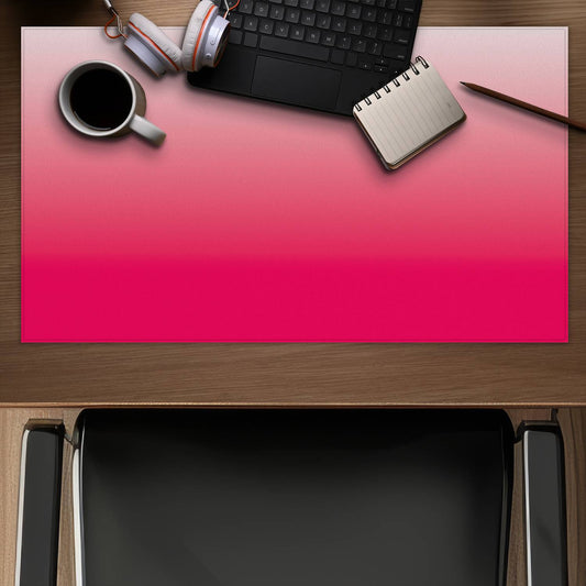 Delicate Magenta Gradient Gaming Mat | Pink Home Decor