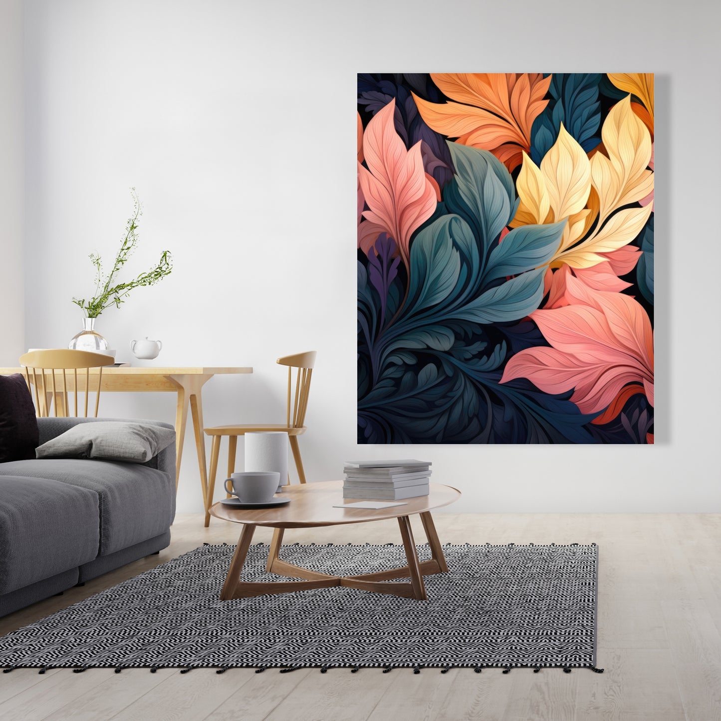 Pastel Bloom - Yellow Canvas Art for Home Decor | Brighten Up