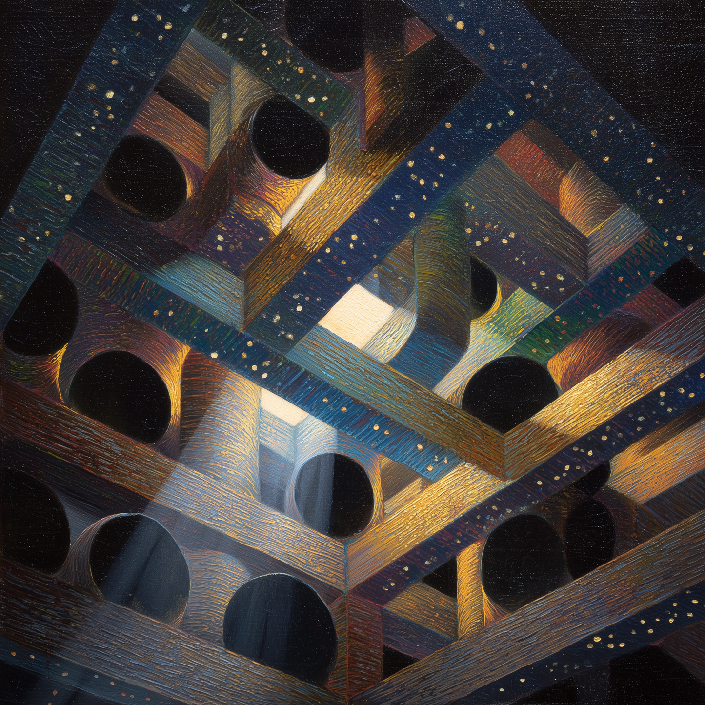 Pipe dream - 24"x24" Canvas