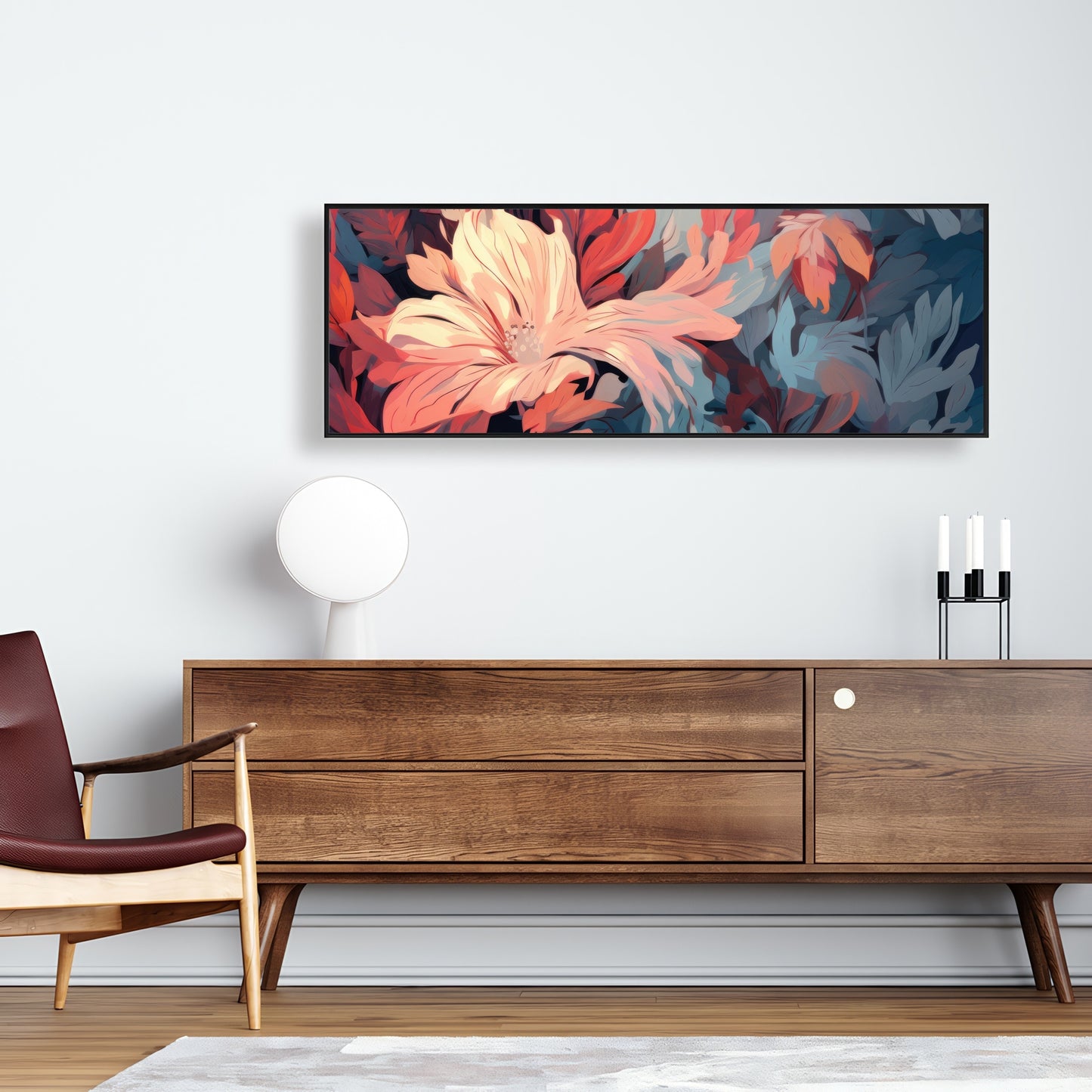 Silent charm - 36"x36" Framed canvas