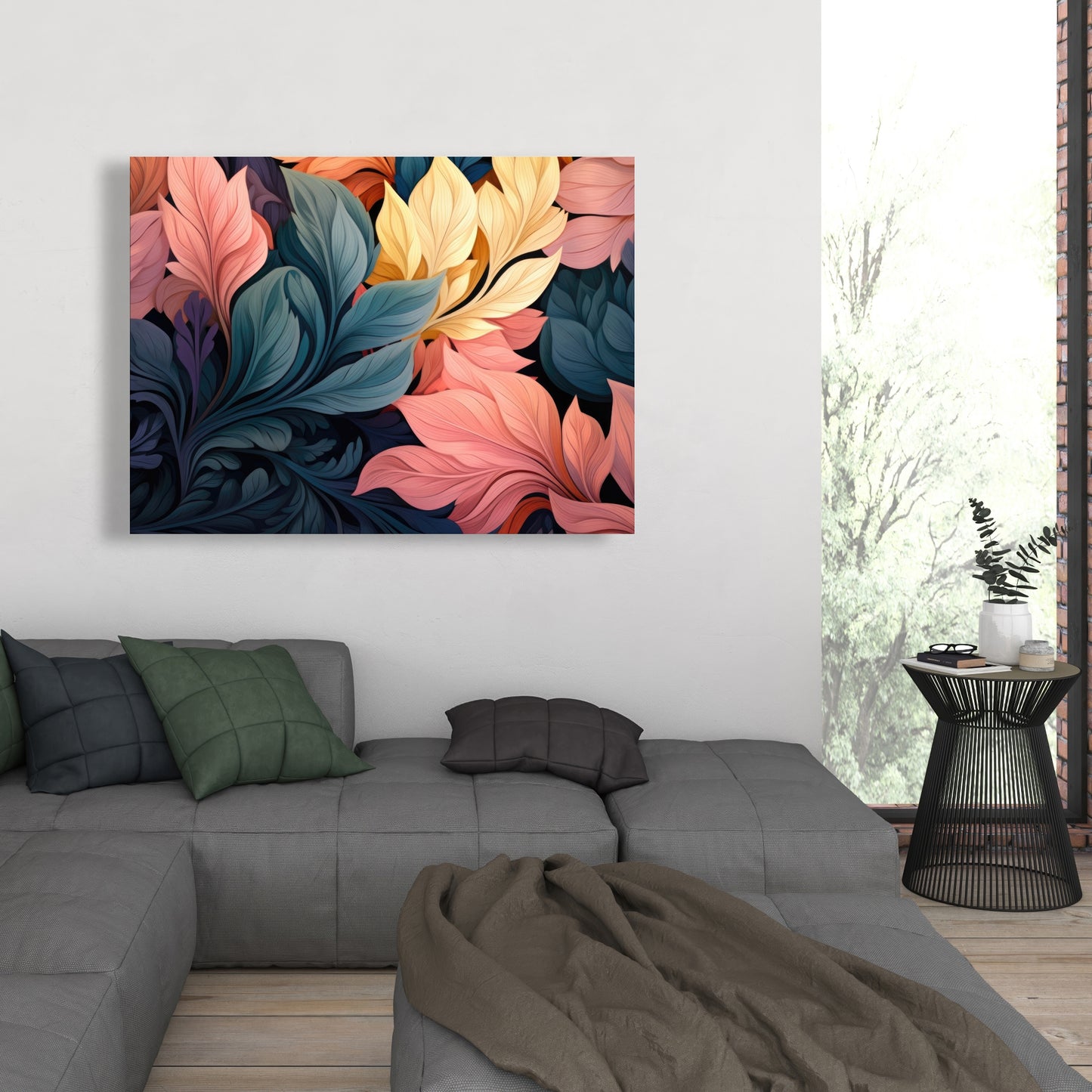 Pastel Bloom - Yellow Canvas Art for Home Decor | Brighten Up