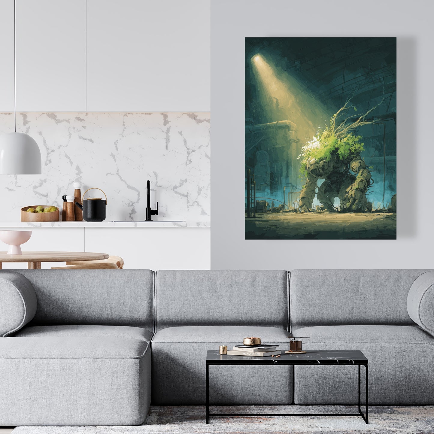 The golem - 24"x24" Canvas