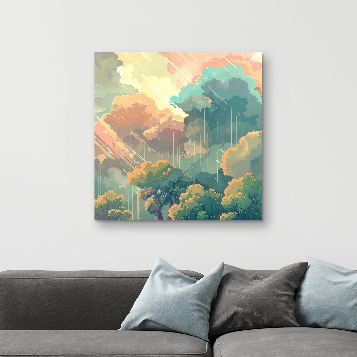 Crystal winds - 32"x32" Canvas