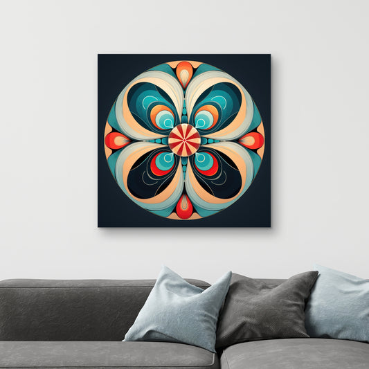 Concentric - 32"x32" Canvas