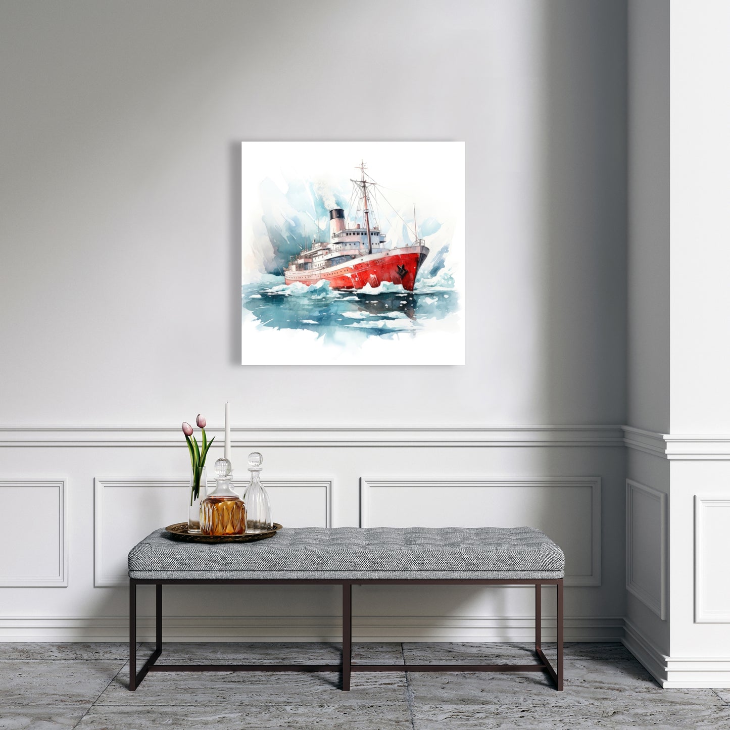 Icebreaker - 32"x32" Canvas