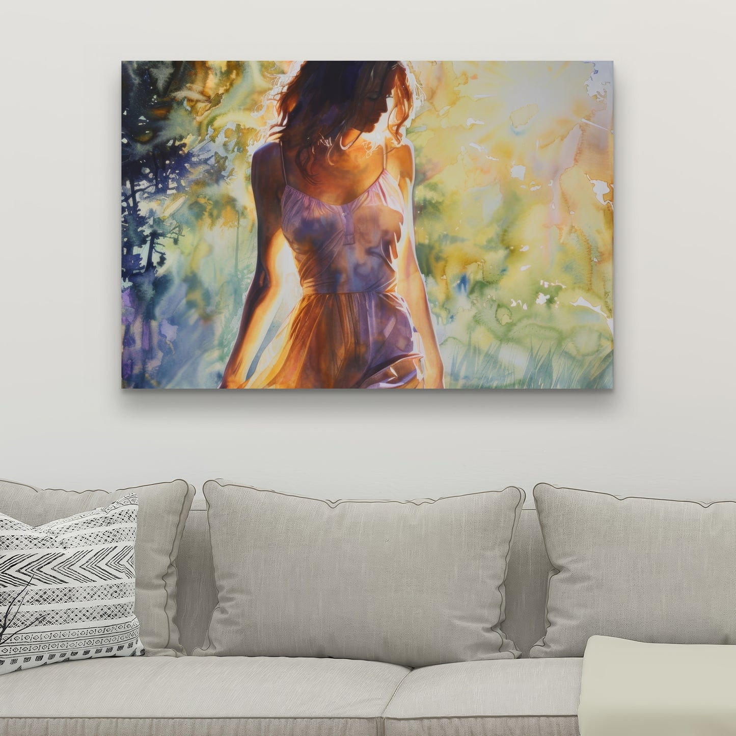 Out of the water - 32"x32" Canvas
