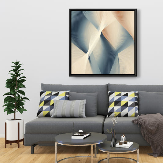 Heavenly threads - 36"x36" Framed canvas