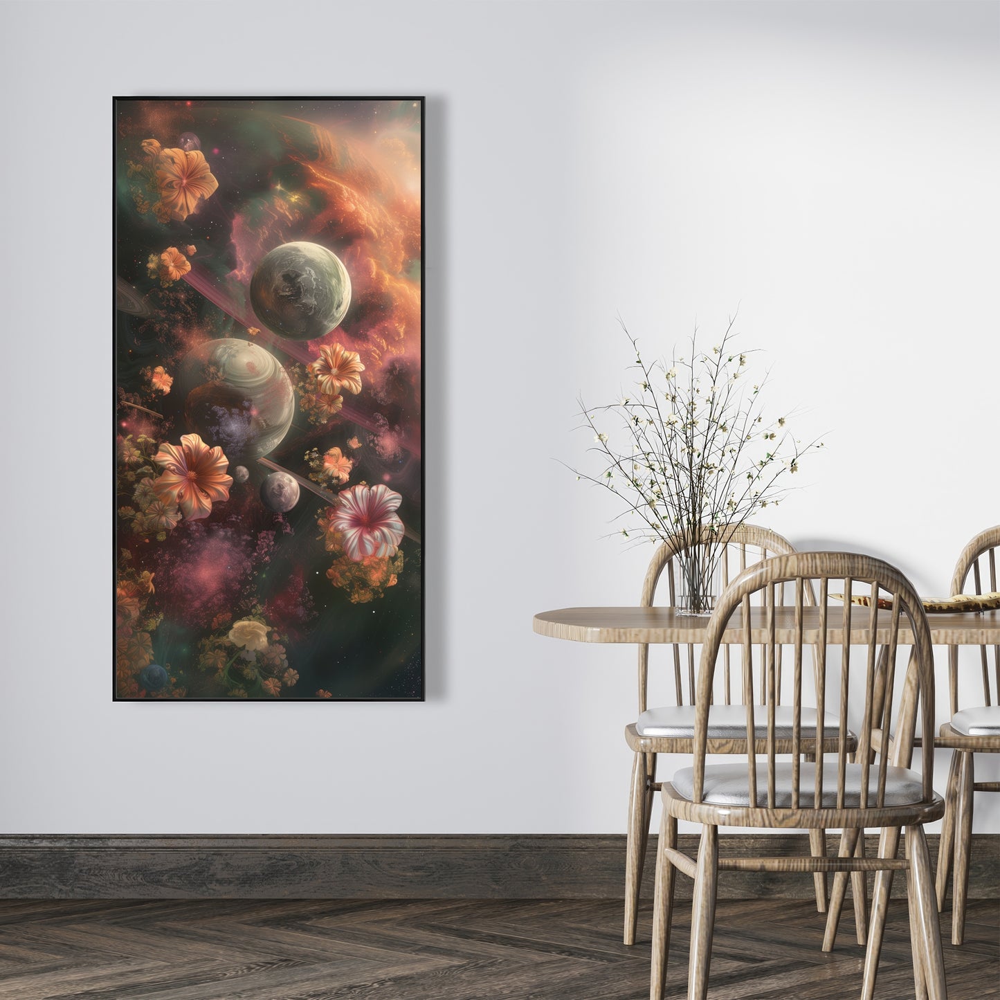 Capturing light - 36"x36" Framed canvas