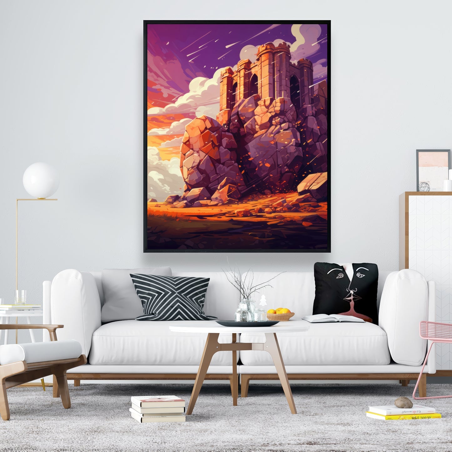 The Last Remains - White Framed Canvas for Home Decor