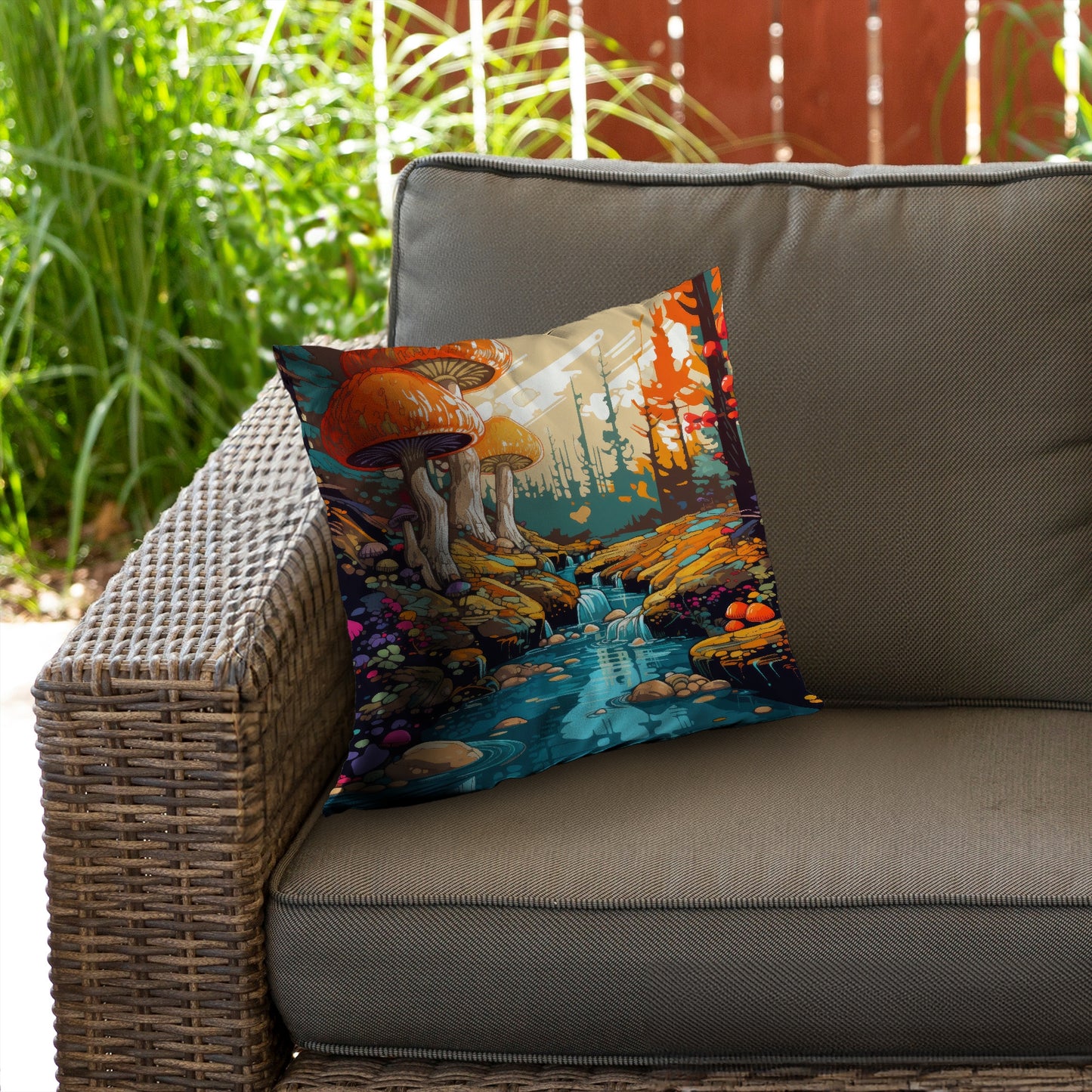 Wisdom inbound Orange Poly Twill Throw Pillow Insert | Home Decor