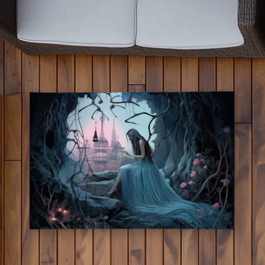 Morose Cave - Pink Outdoor Area Rug for Home Decor