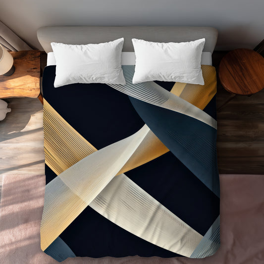 Ropes of Destiny Blue Duvet Cover | Stylish Home Decor