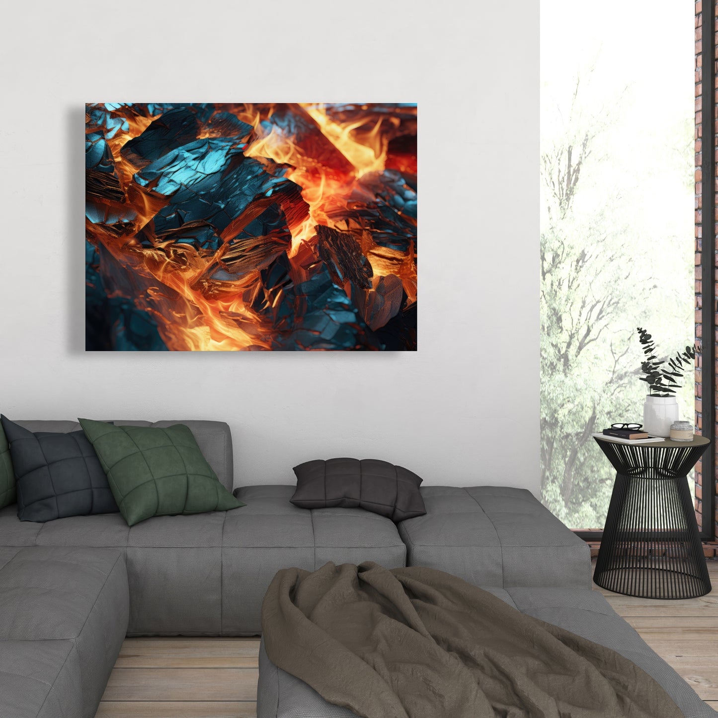 Cursed visions - 32"x32" Canvas