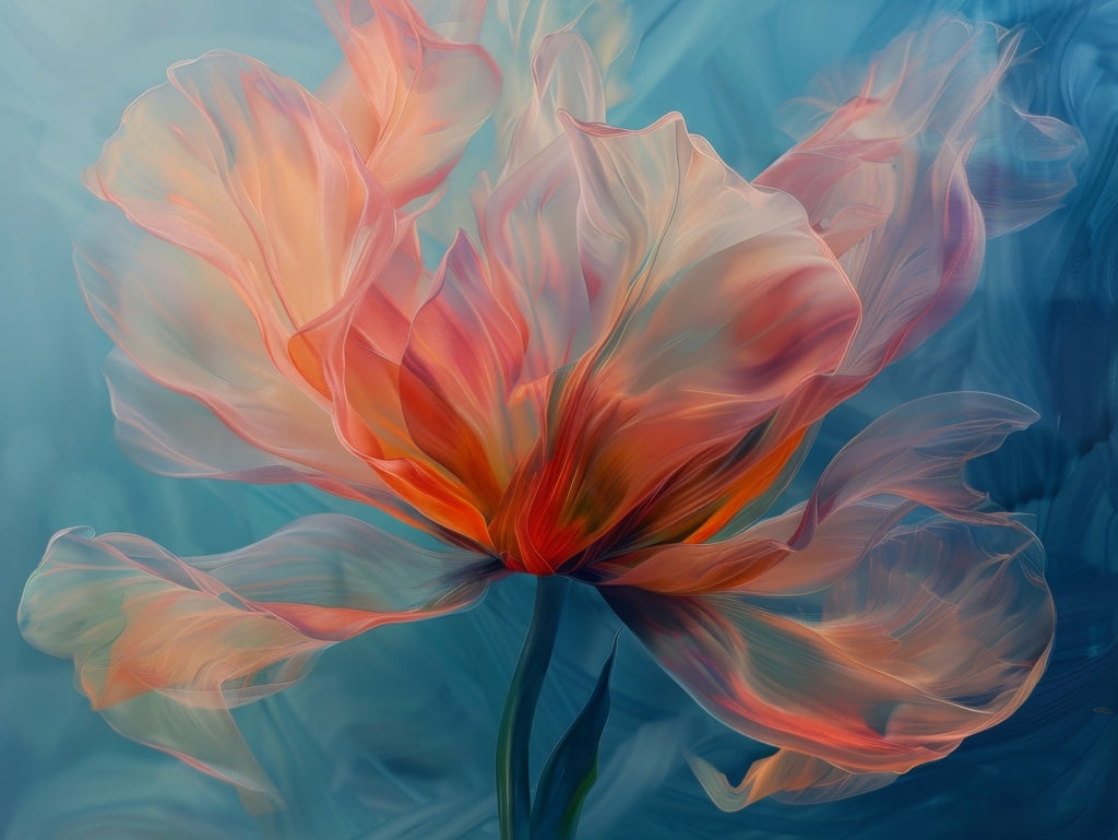 Blend - Framed Canvas - Print on demand