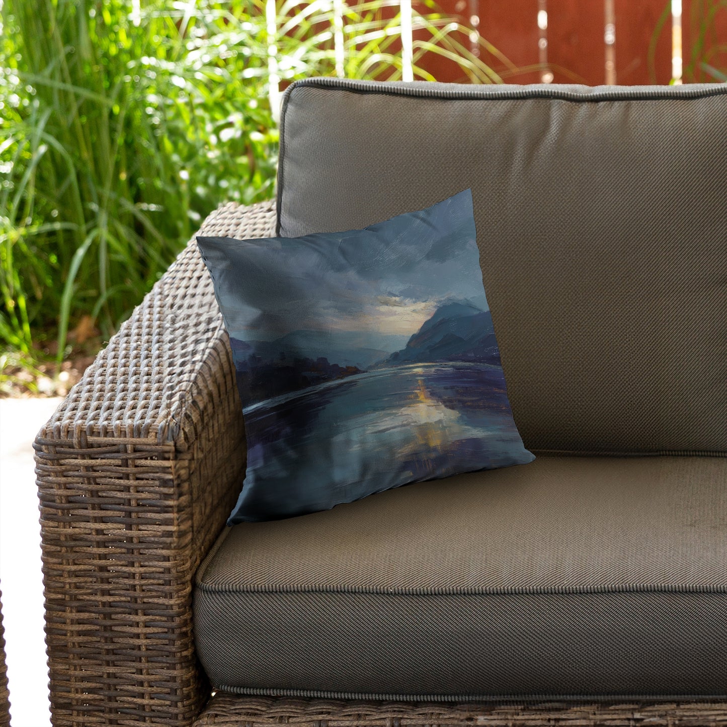 Obscure Yellow Poly Twill Throw Pillow Insert for Home Decor