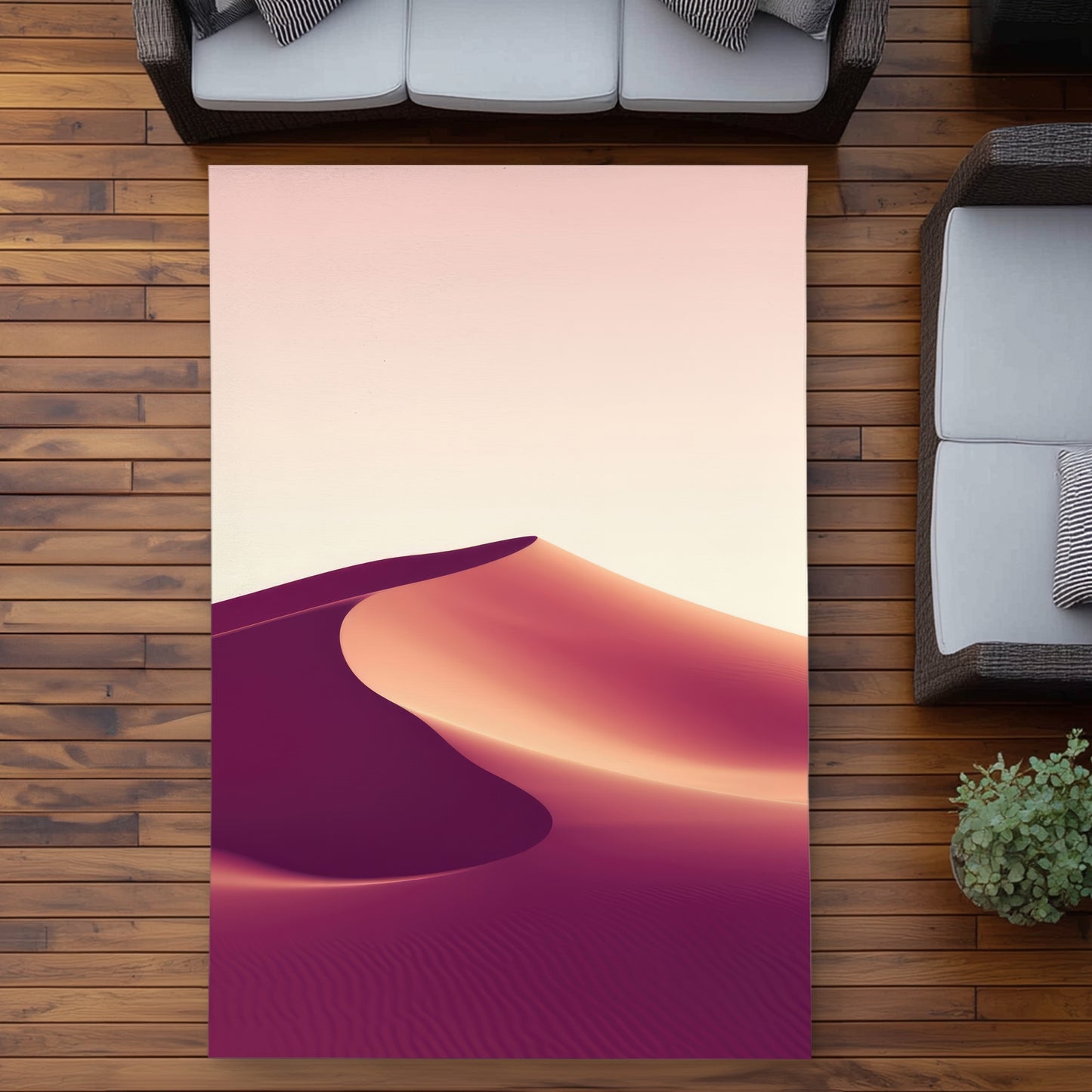 Setting Sands - Purple Outdoor Area Rug for Home Decor