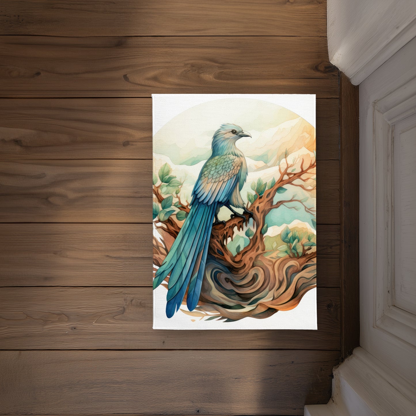 Perched Turquoise Indoor Outdoor Door Mat | Home Decor