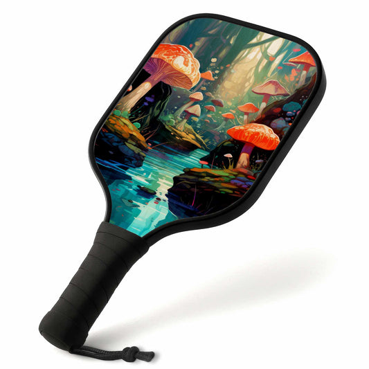 Whimsical Forest Casual Pickleball Paddle Set for Sport