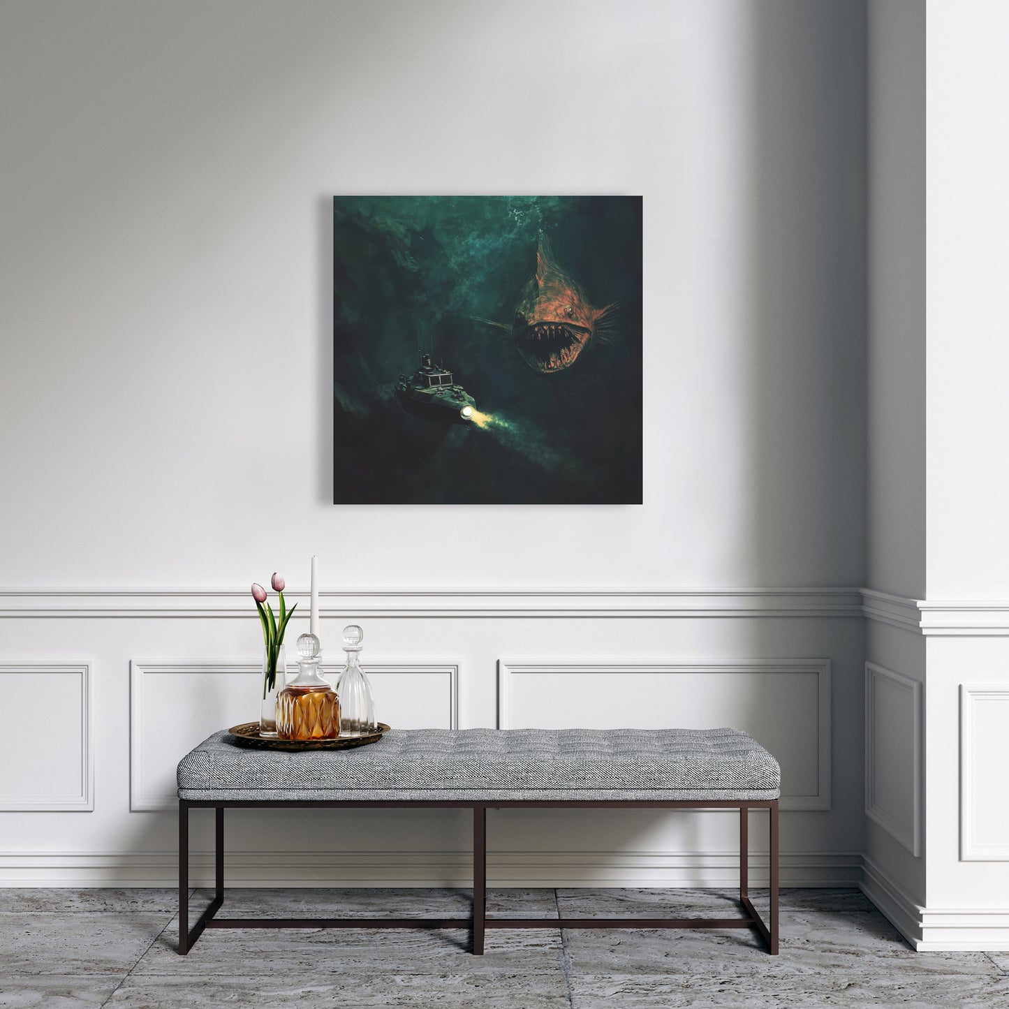 Depths - 32"x32" Canvas