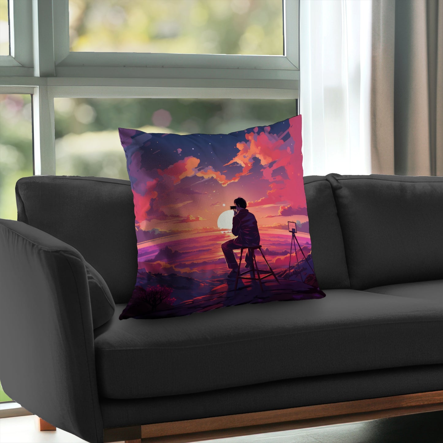 The observer - Throw Pillow