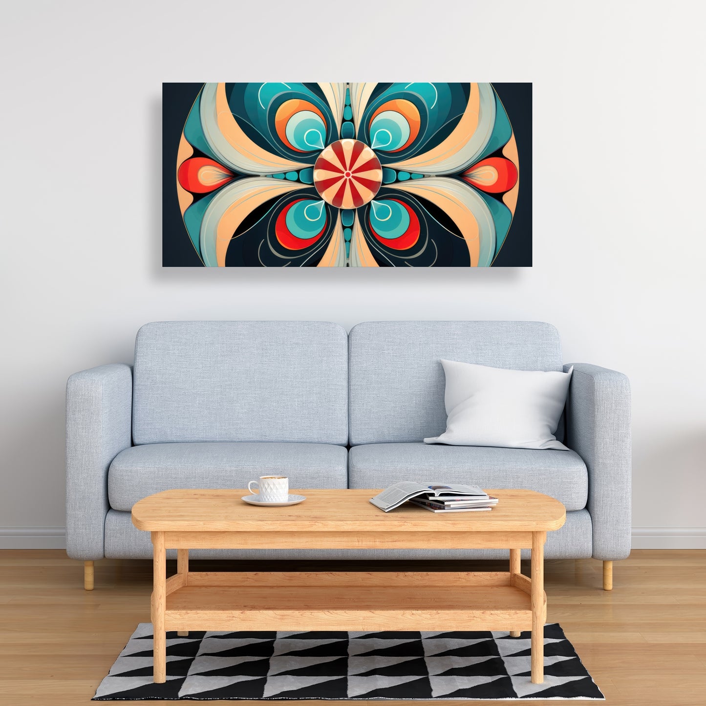 Concentric - 32"x32" Canvas