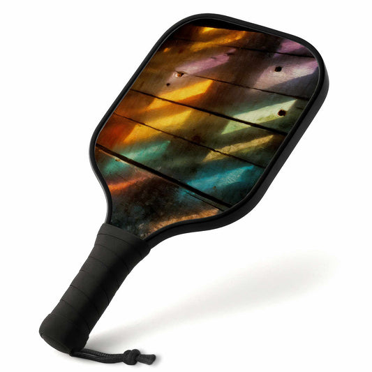 Ensemble de raquettes de pickleball décontractées Rainbow Glint | Accessoire de sport