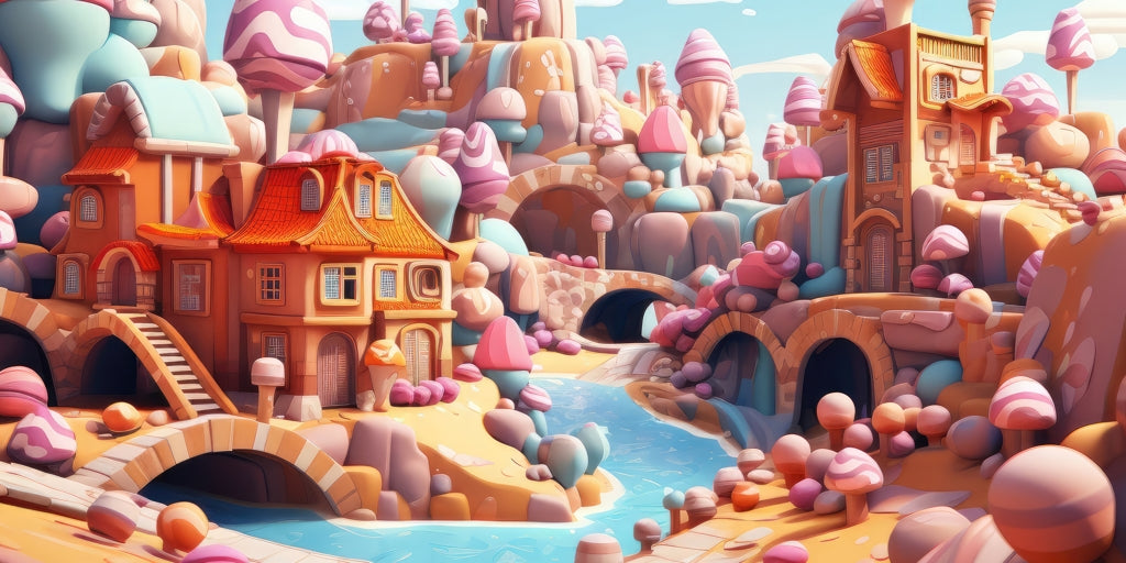 Sweet kingdom - Desk Mat