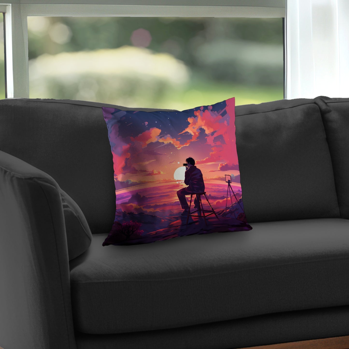 The observer - Throw Pillow