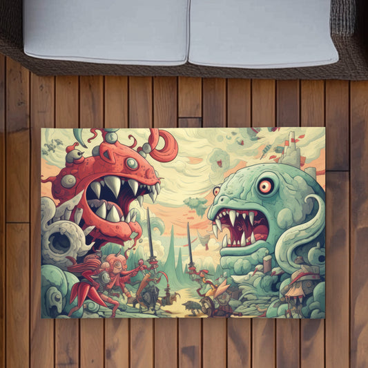 Two Titans Coral Outdoor Area Rug | Stylish Home Decor