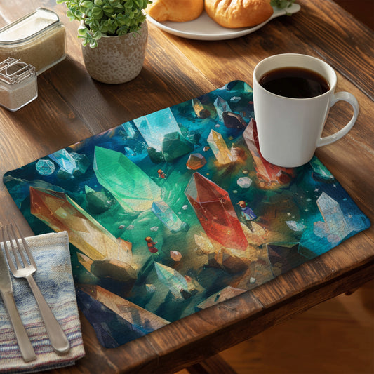 The quest - 14"x18" Braided Polyester Placemat