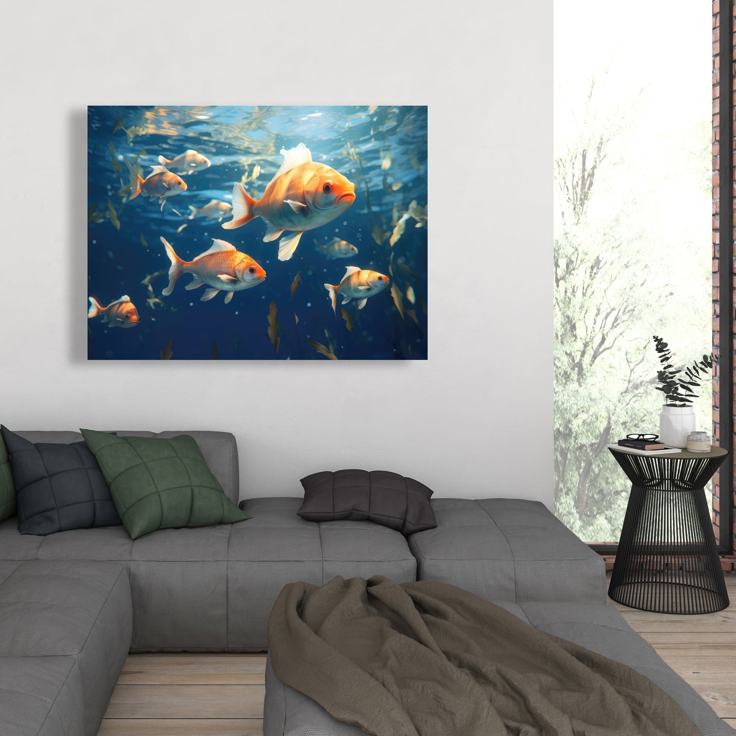 Free flow - 32"x32" Canvas